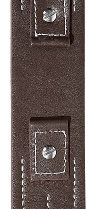 Echtleder-Uhrenarmbänder im Set, dunkelbraun, 18 mm + 20 mm + 22 mm