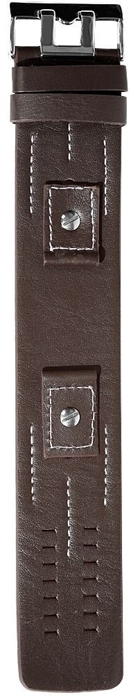 Echtleder-Uhrenarmbänder im Set, dunkelbraun, 18 mm + 20 mm + 22 mm