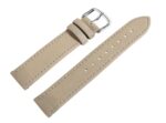 Echtleder Uhrenarmband, grau, flach, 12 - 22 mm - Image 2