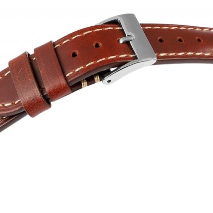 Echtleder Uhrenarmband in braun, 18 mm/ 20 mm/ 22 mm