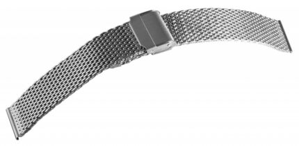 Milanese-Uhrenarmband, silberfarben, 18 mm - 24 mm