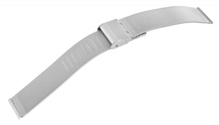 Milanaise-Uhrenarmband, silberfarben, 16 mm - 20 mm