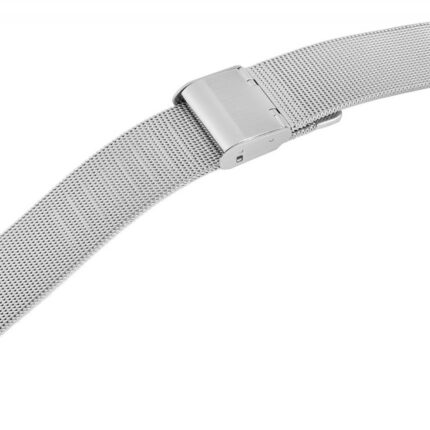 Milanaise-Uhrenarmband, silberfarben, 16 mm - 20 mm