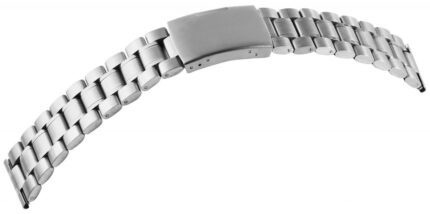 Edelstahl-Uhrenarmband, silberfarben, 16 mm - 26 mm