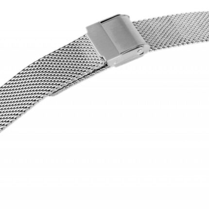 Milanese-Uhrenarmband, silberfarben, 10 mm - 24 mm