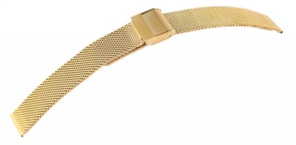 Milanese-Uhrenarmband, goldfarben, 10 mm - 24 mm