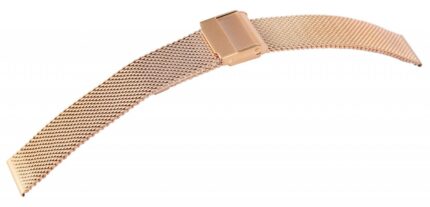 Milanese-Uhrenarmband, roségoldfarben, 10 mm - 24 mm