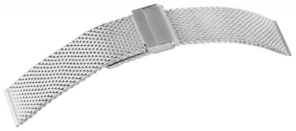 Milanese-Uhrenarmband, silberfarben, 18 mm - 24 mm