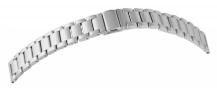 Edelstahl-Uhrenarmband, silberfarben, 18 mm - 24 mm
