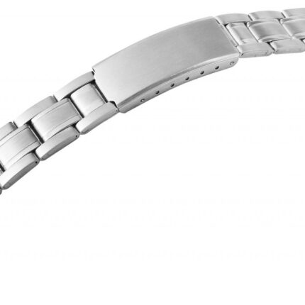 Edelstahl-Uhrenarmbänder, silberfarben, VE 12, 12 mm