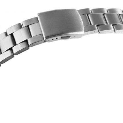Edelstahl-Uhrenarmband, silberfarben, 18 mm - 22 mm