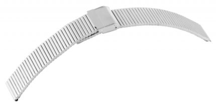 Edelstahl-Uhrenarmband, silberfarben, 18 - 22 mm