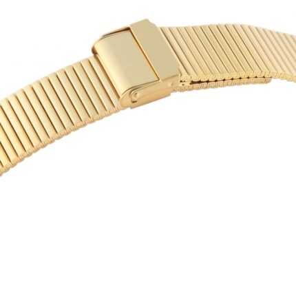 Edelstahl-Uhrenarmband, goldfarben, 18 - 22 mm