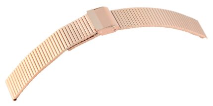 Edelstahl-Uhrenarmband, roségoldfarben, 18 - 22 mm