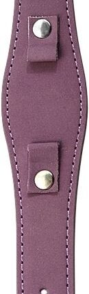 Lederimitation-Uhrenarmband, lila, 10 mm