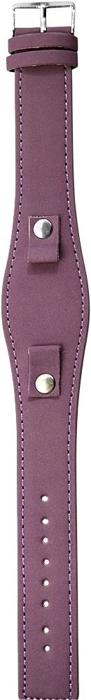 Lederimitation-Uhrenarmband, lila, 10 mm