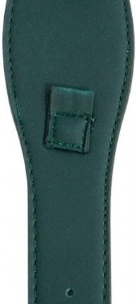 Lederimitations-Uhrenarmband, dunkelgrün, 10 mm