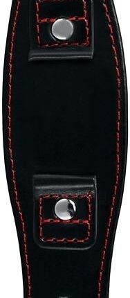 Lederimitatband Gr.22mm schwarz