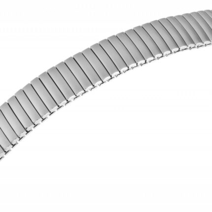 Edelstahl Zugarmband für Uhren, mattiert, flexibler Bandanstoß 16 mm - 23 mm