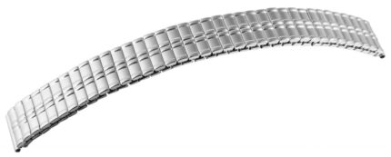 Edelstahl-Zugarmbänder, silberfarben, VE 12, 12 mm - 18 mm