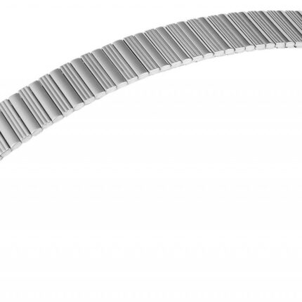 Edelstahl-Zugarmband, silberfarben, 10 mm / 12 mm