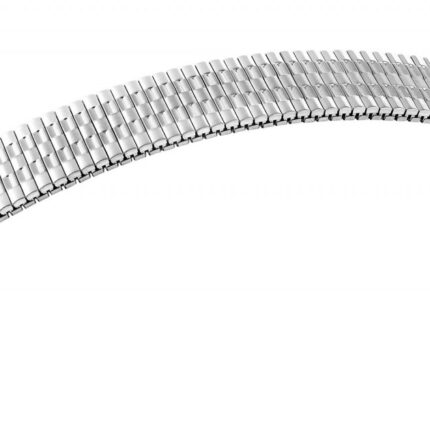 Edelstahl-Zugarmband, silberfarben, 12 mm & 18 mm