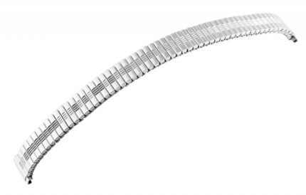 Edelstahl-Zugarmband, silberfarben, 10 mm - 16 mm / 16 mm - 24 mm