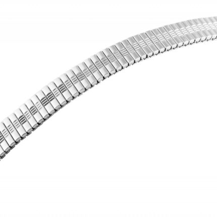 Edelstahl-Zugarmband, silberfarben, 10 mm - 16 mm / 16 mm - 24 mm