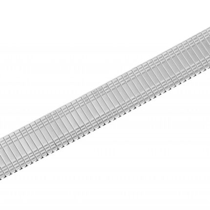 Edelstahl-Zugarmband, silberfarben, 10 mm - 14 mm / 16 mm - 24 mm