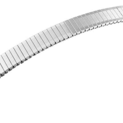 Edelstahl-Zugarmband, silberfarben, 10 mm - 16 mm + 16 mm - 24 mm
