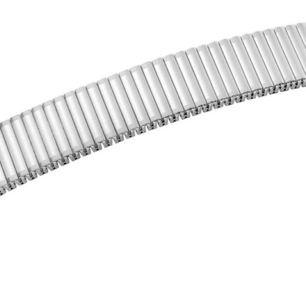 Edelstahl Zugarmband, silberfarben