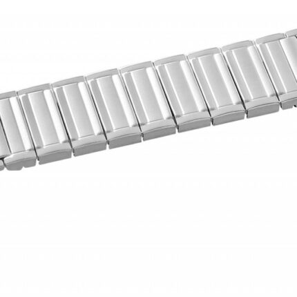 Edelstahl Zugarmband für Herren, silberfarben, 20 mm