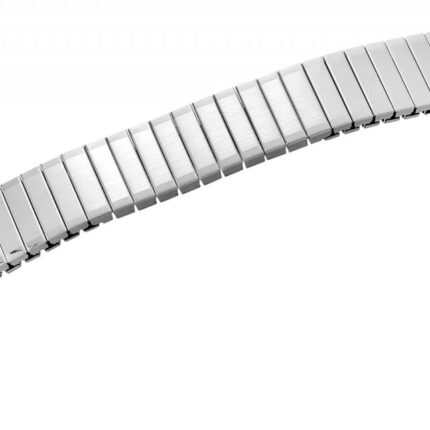 Edelstahl Zugarmband, silberfarben, 16 mm, 20 mm