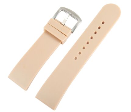 Basic Silikon Ersatzarmband, flach, 24 mm