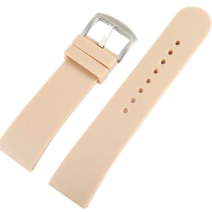 Basic Silikon Ersatzarmband, flach, 24 mm