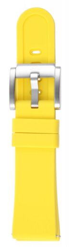 TW Steel Silikon-Uhrenarmband, gelb, Dornschließe, 22 mm - Image 4