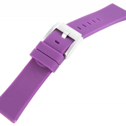 TW Steel Silikon-Uhrenarmband, lila, Dornschließe, 22 mm