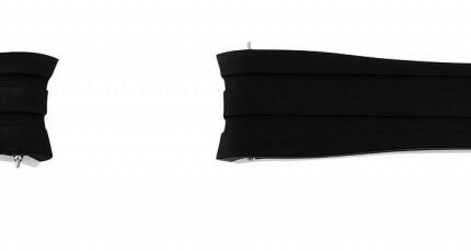 Schnellwechselarmband für Uhren, Silikon, Dornschließe, schwarz/grau, 18 - 22 mm