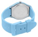 Q&Q Unisexuhr, Kunststoff, Silikonarmband, Datum, hellblau, 10 Bar, Ø 39 mm - Image 3