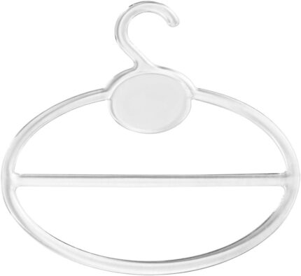 Bügel transparent, für Schals, VE 100