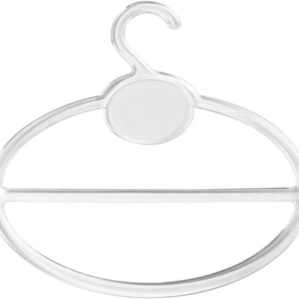 Bügel transparent, für Schals, VE 100