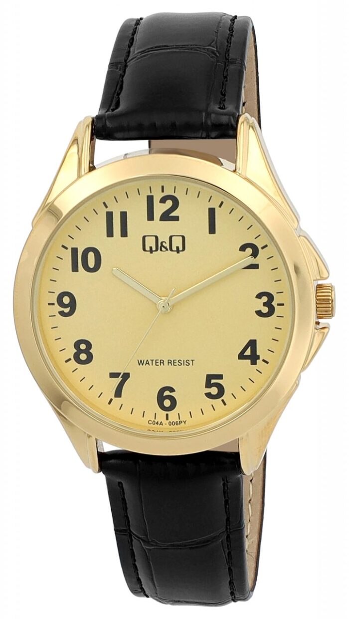 Q&Q Damenuhr mit Metallband, 3ATM, rosegoldfarben - Image 4