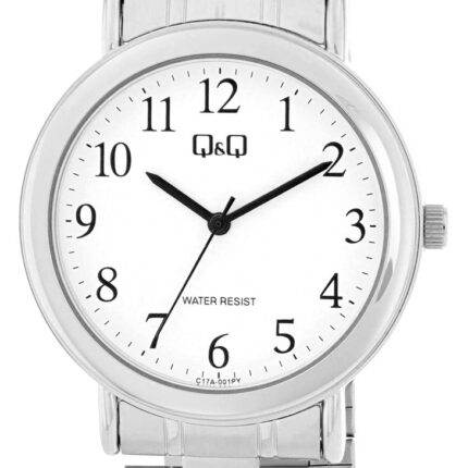 Q&Q Stainless Steel Band Watch 3ATM (Men's) C17A-001PY