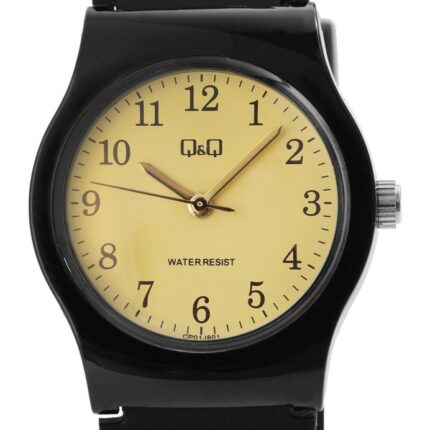 Q&Q Damenuhr mit Silikonarmband, 3 bar