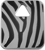 Gooix Edelstahlanhänger, silberfarbig/ Schwarz