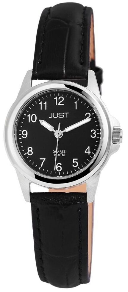 Just Damenuhr mit Echtlederarmband