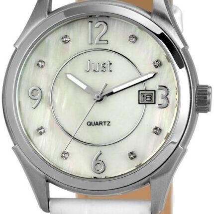 Just JU069 Analog Damenuhr mit Echtlederband - UVP 39,95€