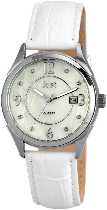 Just JU069 Analog Damenuhr mit Echtlederband - UVP 39,95€