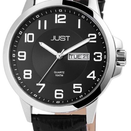 Just Herrenuhr Boriene" mit Edelstahlband , 10 ATM