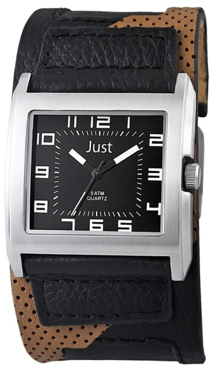 Just JU162 Analog Herrenuhr mit Echtlederband
